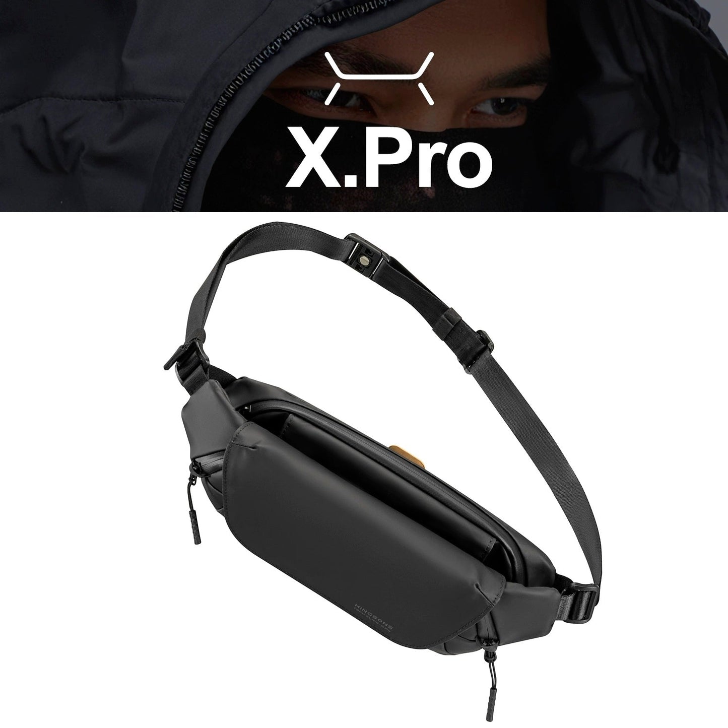 Trendy Men's Crossbody Chest Bag - Sporty Waist Pack