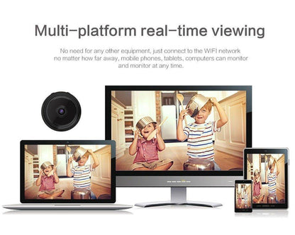 Mini WiFi Camera Night Vision HD 1080P Magnetic Adsorption With Gift Camera Holder