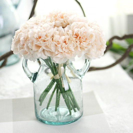 Faux Peony Bouquet