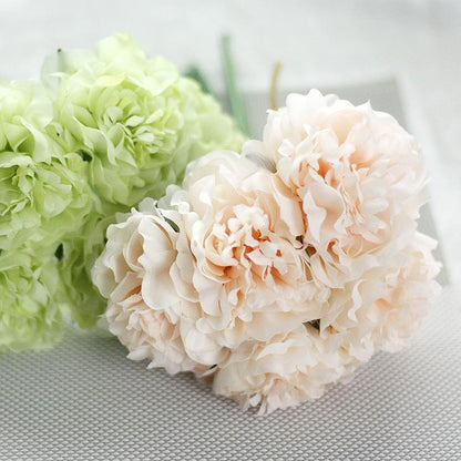 Faux Peony Bouquet