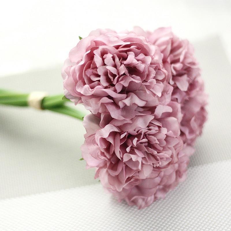 Faux Peony Bouquet