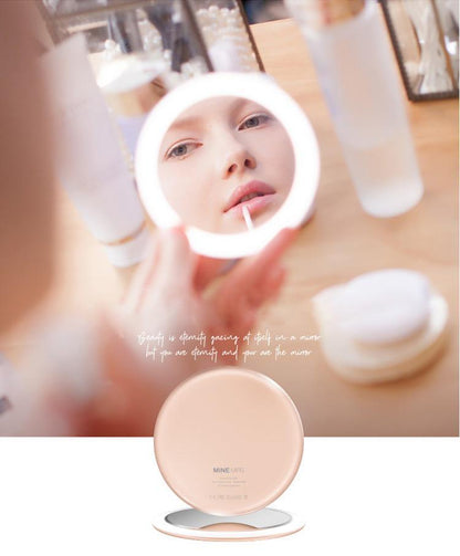 Wireless Charger Portable LED Makeup Mirror