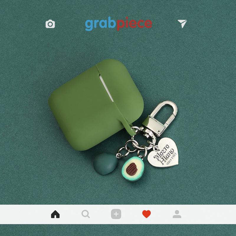 AirPods Case-Avocado Keychain