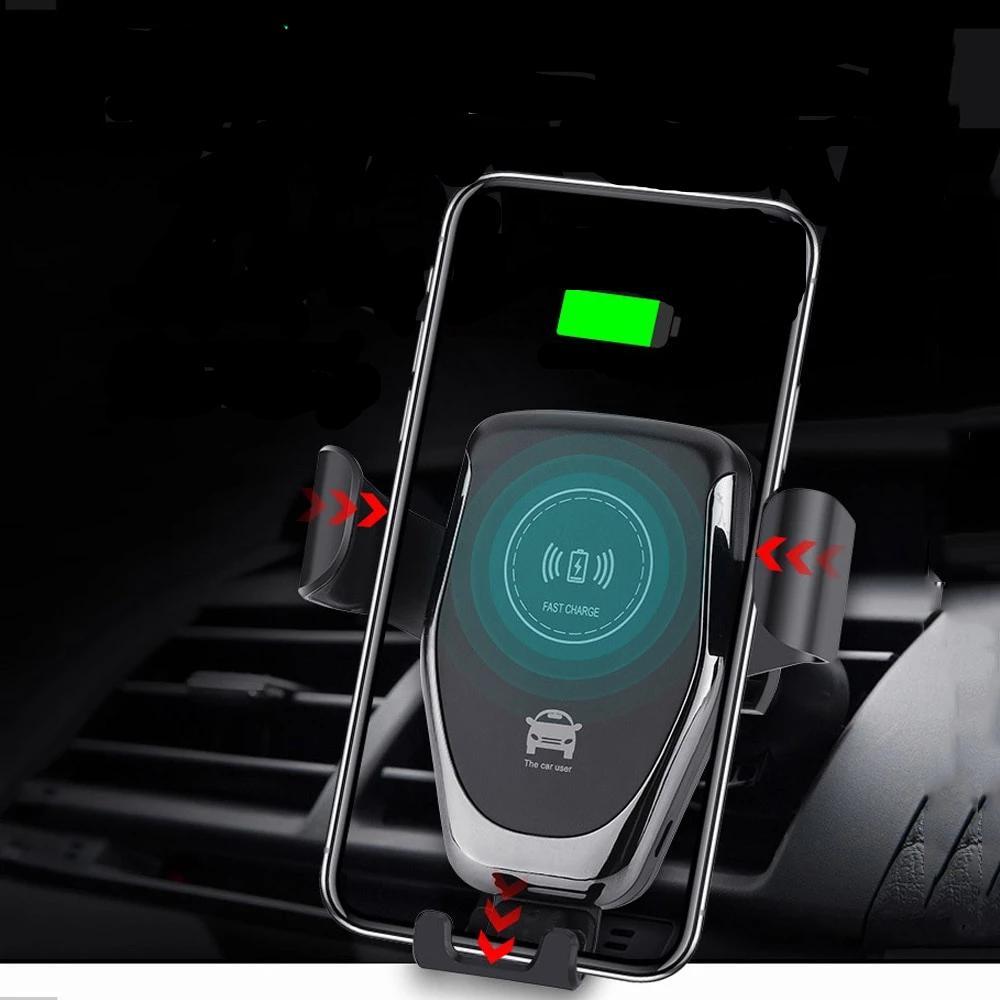 10W QI Wireless Fast Charger Car Mount Holder Stand For iPhone XS Max Samsung S9 For Xiaomi MIX 2S Huawei Mate 20 Pro Mate 20 RS