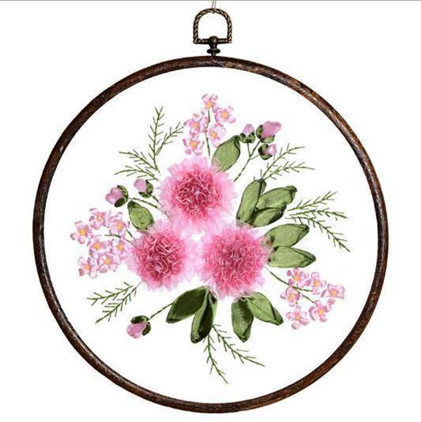 FLORAL EMBROIDERY KIT