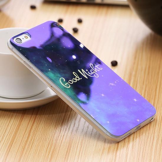Blue Ray Light Phone Case - Modern Transparent iPhone Case