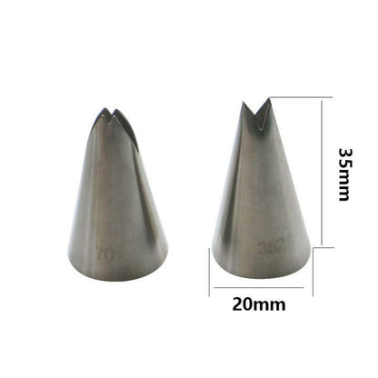 13pcs/Set Pastry Nozzles And Coupler Icing Piping Tips Made With Durable Stainless Steel