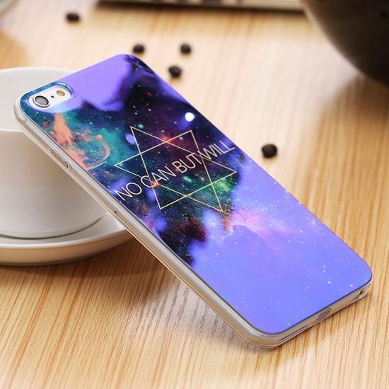 Blue Ray Light Phone Case - Modern Transparent iPhone Case