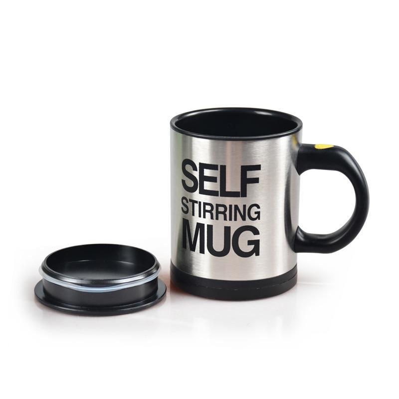 1Pcs Automatic Plain Mixing coffee Tea cup Mugs Drinkware Lazy Self strring mug button high quality Pressing