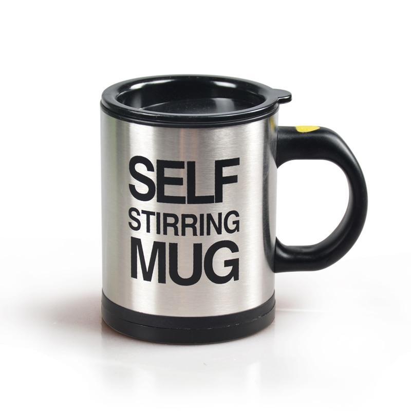 1Pcs Automatic Plain Mixing coffee Tea cup Mugs Drinkware Lazy Self strring mug button high quality Pressing