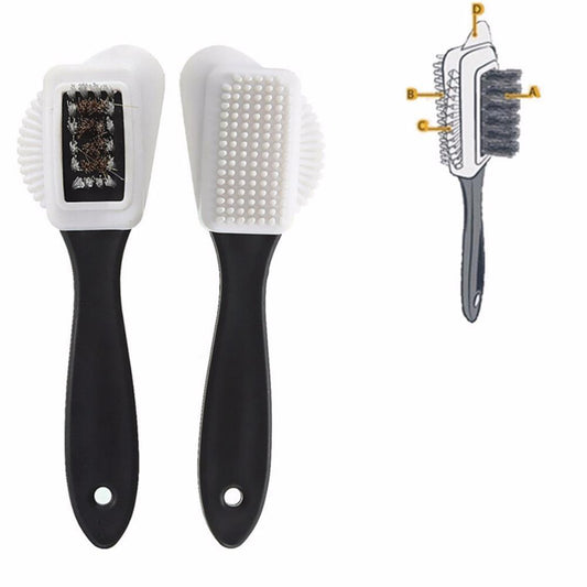 3 Side Cleaning Shoe Brush