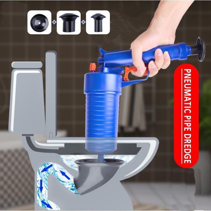 Air Blow Gun: Easy Unclogs Sinks and Toilets With A Trigger