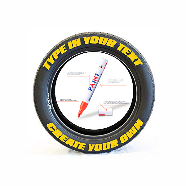 Take Pride in Your Tires! - Waterproof, Non-Fading Tire Paint Pen