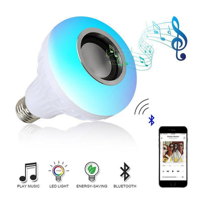 Smart Led Bulb Light Wireless Bluetooth Speaker