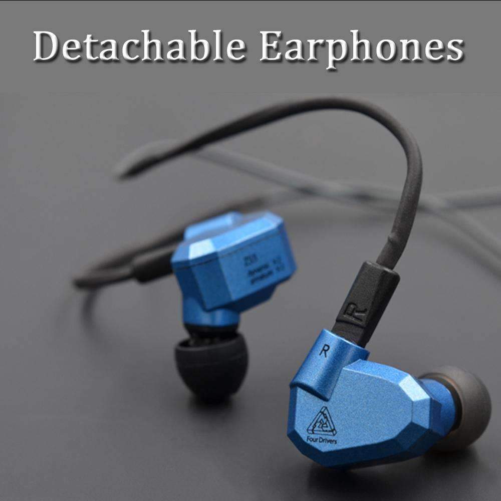 Detachable Earphones - Earphone Extra Bass Earplug With Detachable Cable