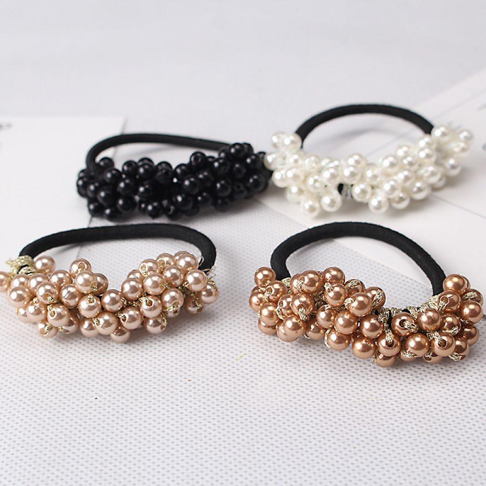 Women Accessories - Headbands Ponytail Holder Girls Scrunchies Vintage Elastic Hair Bands Rubber Rope Headdress