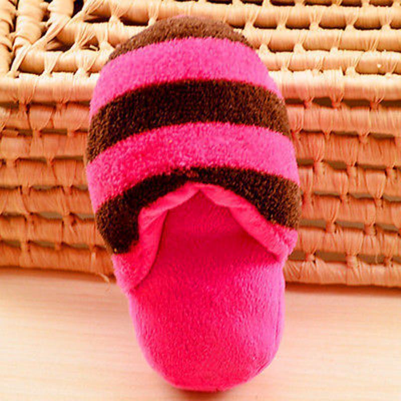 Pet Puppy Toy Slipper Chew Plush