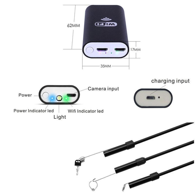 HD Clarity Endoscope Wifi Inspection Camera