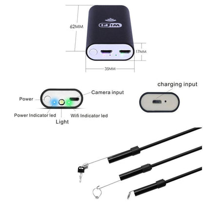 HD Clarity Endoscope Wifi Inspection Camera