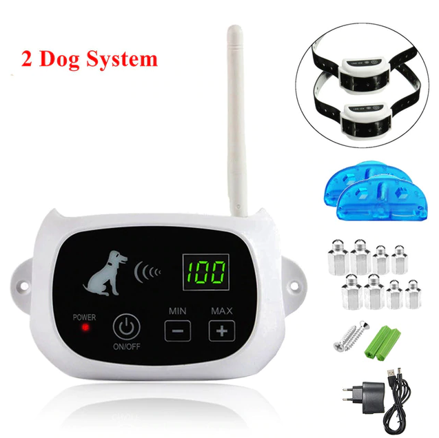 Wireless Dog Fence Containment Transmitter Training Collar