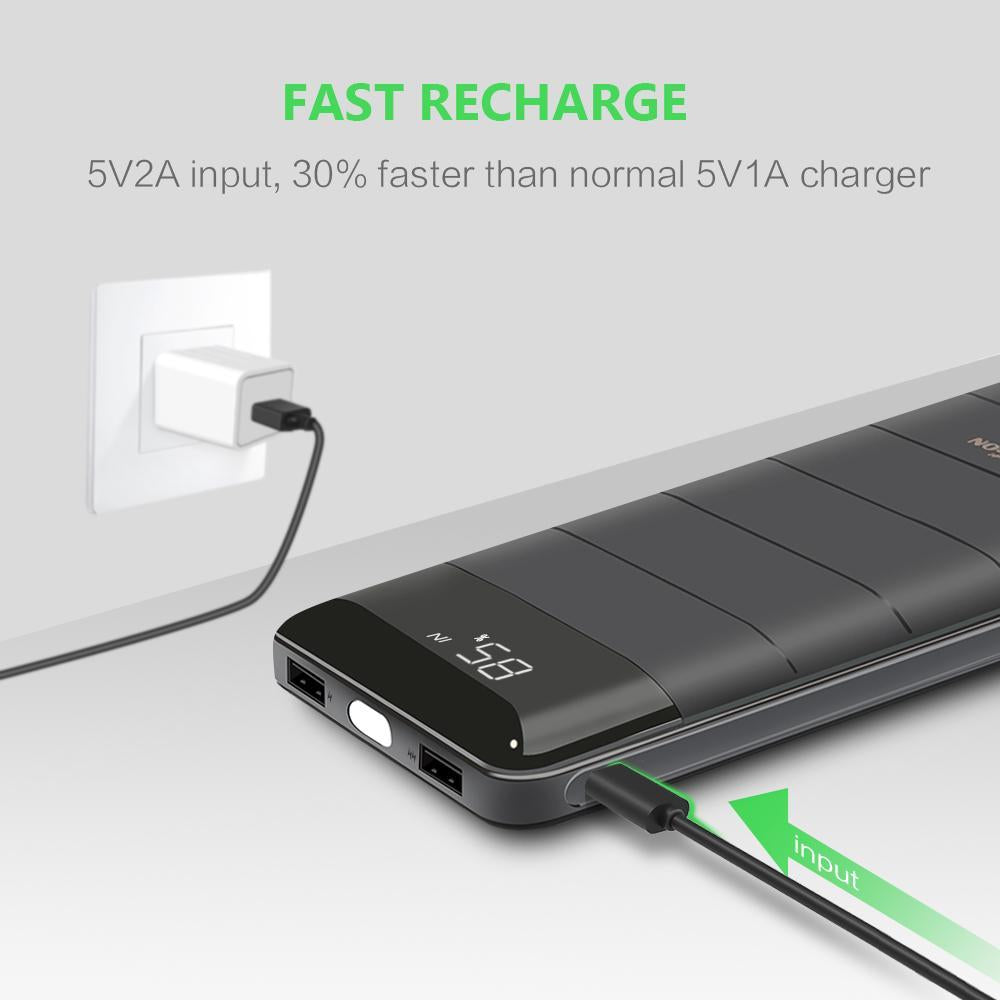 Portable Power Bank Charger External Battery - 20100mAh