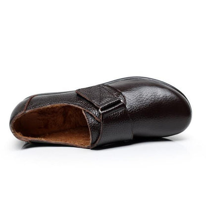 Women Flats Leather Shoes Moccasins Mother Loafers