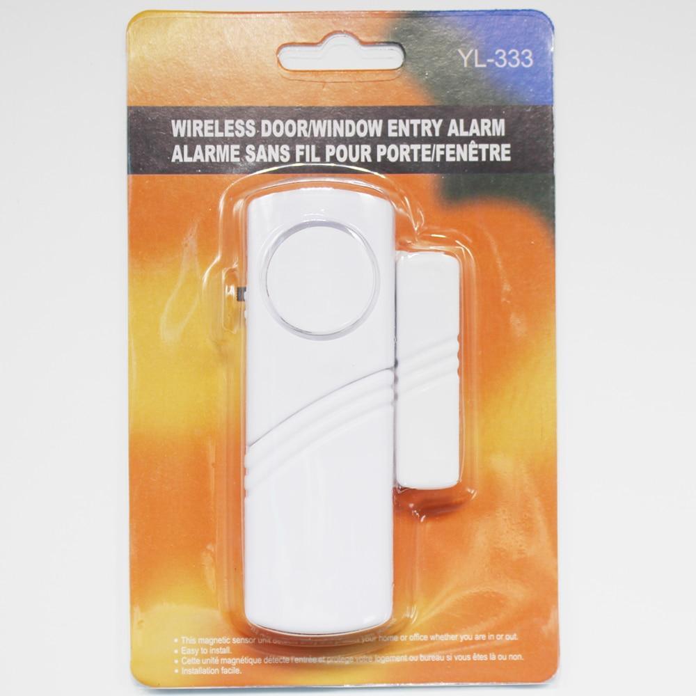 s 2019 Door Window Sensor Wireless Burglar Alarm with Magnetic Sensor Home Safety Wireless Longer System Security Device White