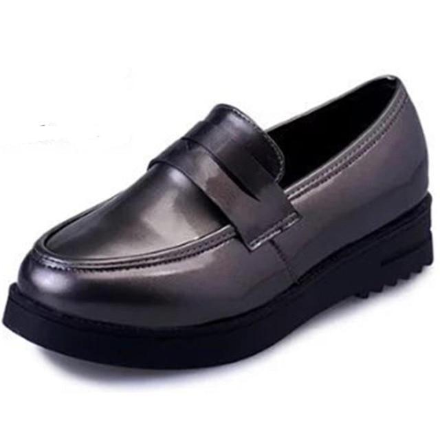 High Quality Women oxfords Flats Platform shoes