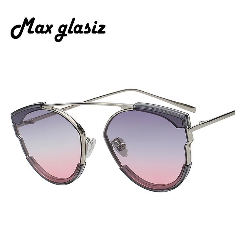 2018 Max  Retro Vintage Sunglasses Women Brand Designer Points Sun Glasses Oculos De Sol Feminino Woman Casual Sunglass UV400
