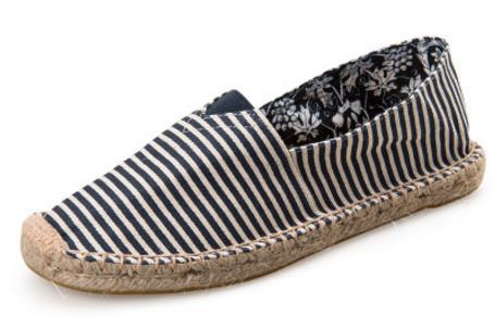 New Arrival Black Retro Vintage Ladies Womens Casual Espadrilles Shoes
