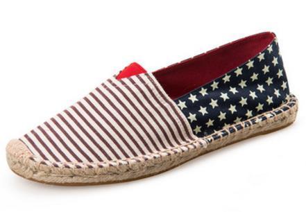 New Arrival Black Retro Vintage Ladies Womens Casual Espadrilles Shoes