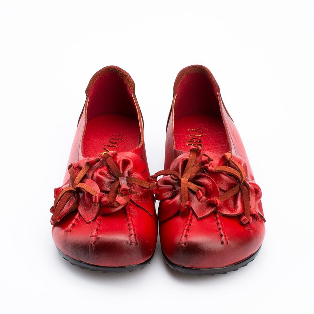 Women Flats Genuine Leather Shoes Women Casual Loafers