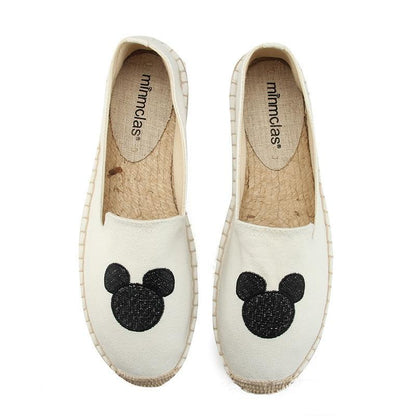 New Fashion Embroidery Espadrilles Comfortable Ladies Womens Casual Espadrilles Shoes