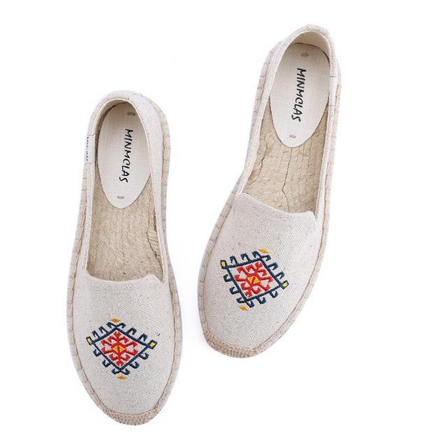 New Fashion Lovely Cat Comfortable Blue Stripe Womens Casual Espadrilles Shoes