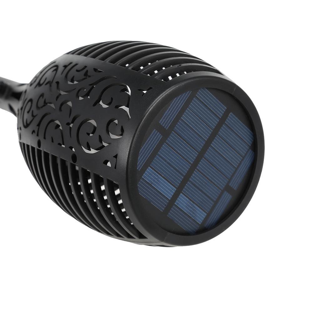 Outdoor LED Solar Flickering Flame Torch Light