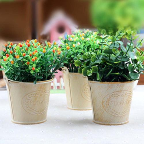 Retro Style Wooden Succulent Planter