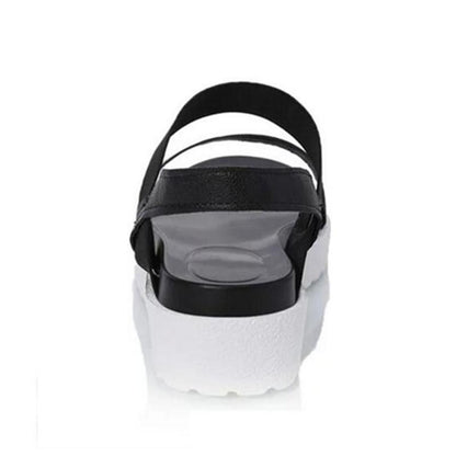 Women New Shoes Peep-toe Sandalias Flat Shoes Roman Sandals