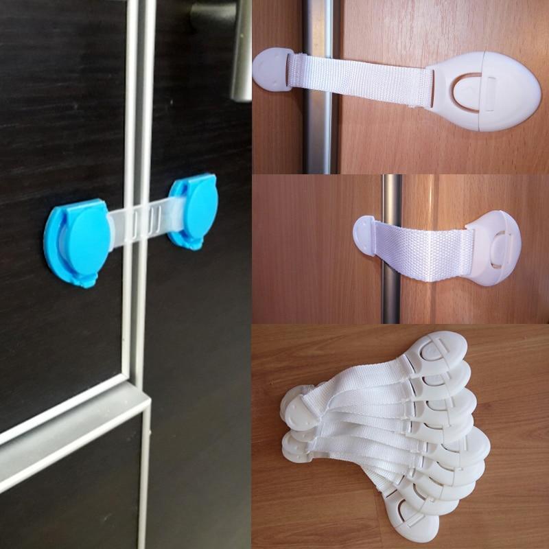 10Pcs/Lot Child Lock Protection Of Children Locking Doors For Children's Safety Kids Safety Plastic protection safety lock