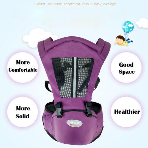 Ergonomic Hipseat Baby Carrier (6 In 1)