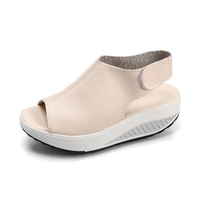 Female Sandals Vintage Wedges Platform Shoes