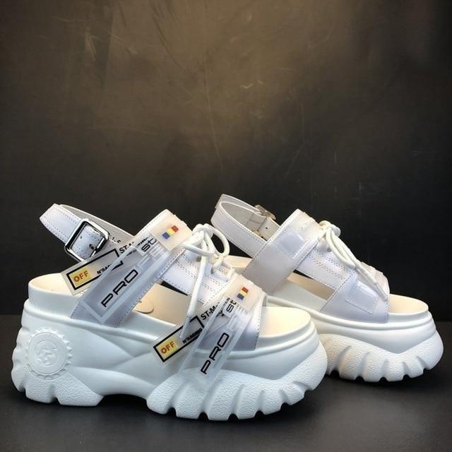 Women 8cm Wedge High Heels Shoes