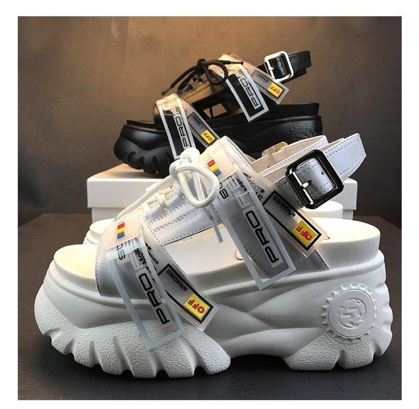 Women 8cm Wedge High Heels Shoes