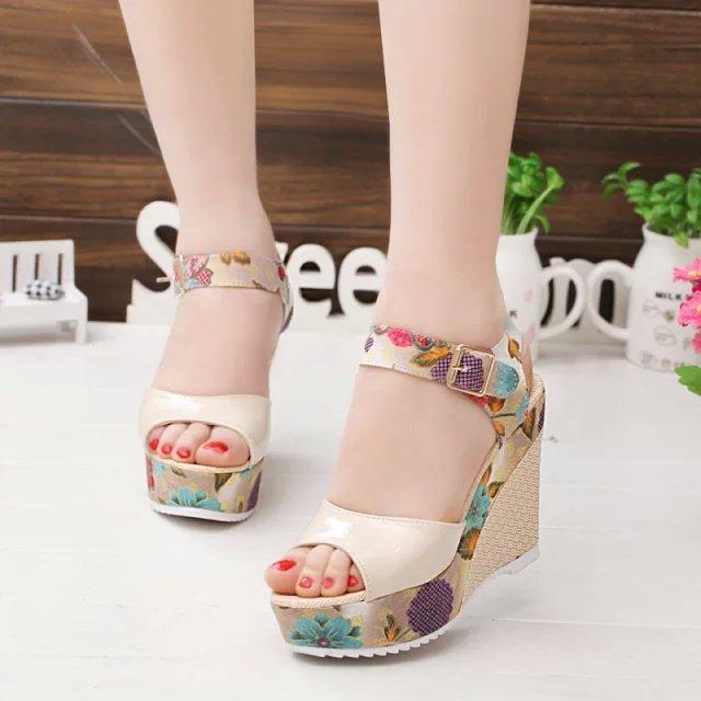 Women Sandals Summer Platform Wedges Casual Shoes