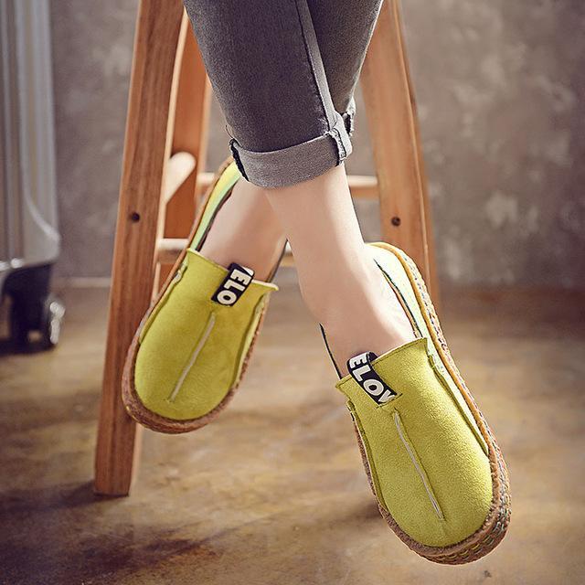 ladies shoes flats round toe fashion women shoes