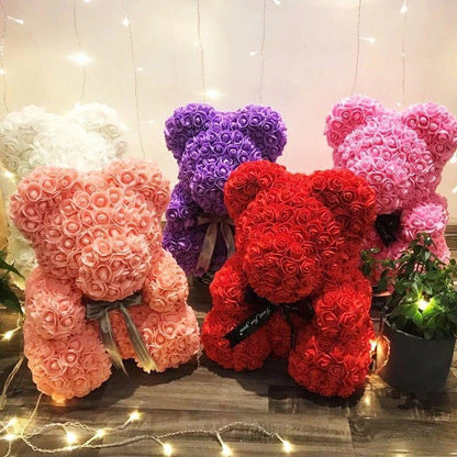 Romantic Rose Teddy Bear