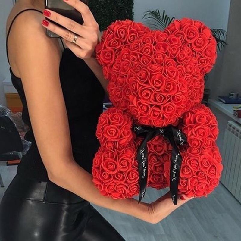 Romantic Rose Teddy Bear