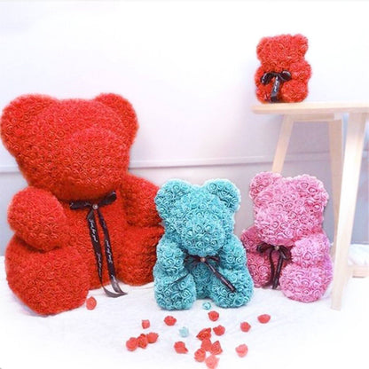Romantic Rose Teddy Bear