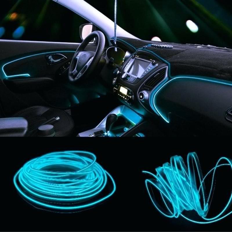 Car Interior Lighting LED Strip Flexible Neon Light
