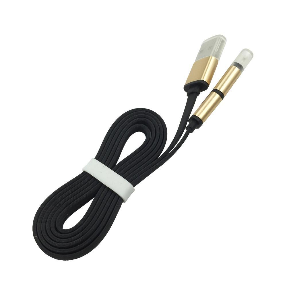 2 in 1 Micro USB Cable - Easy To Carry And Use
