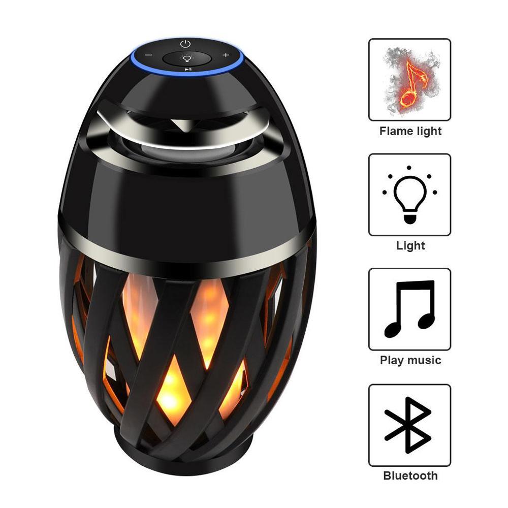 LED Bluetooth Speaker - Gives The Appearance Of Flicker Warm Light